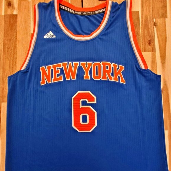 New York Knicks - Kristaps Porzingis -  Adidas Swingman Jersey - (Large) - Picture 1 of 5
